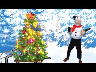 Детские новогодние и рождественские песни. Видео для детей.
