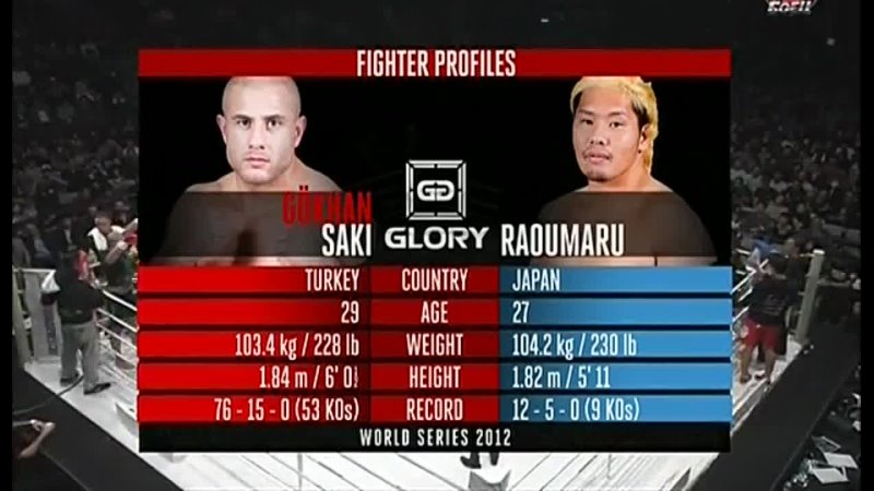 GLORY 4 Tokyo Gokhan Saki vs Raoumaru