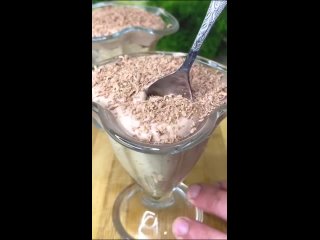 Легкий, вкусный десерт за минуту🤤 (видео)