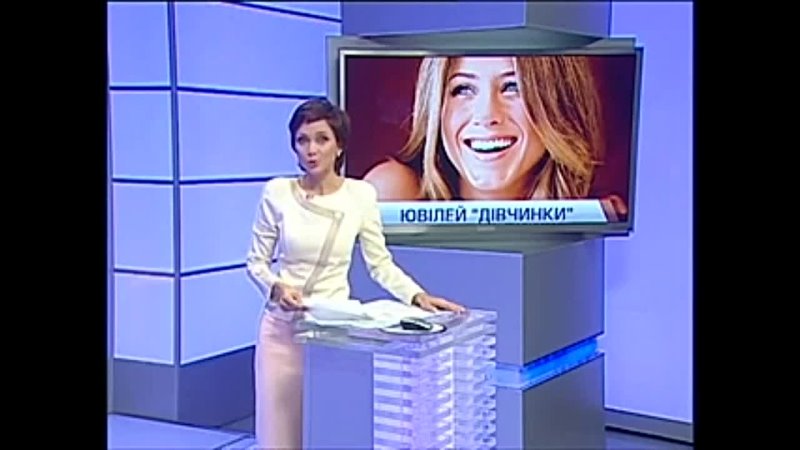 Поздравление с 45-летием Джен на украинском телевидении