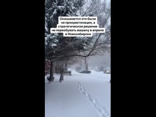 Сотрудников ГАИ отправили помогать чистить дороги Новосибирска   В субботу 19 апреля из-за обильного выпавшего... (видео)