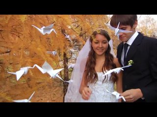 Просто красивое видео про свадьбу красивых молодых людей