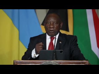 🇿🇦 Президент ЮАР заявил, что Киеву нужно быть готовым отказаться от территорий    Президент ЮАР на пресс-конференции... (видео)