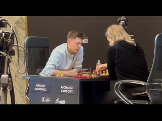 Десятидневное шахматное противостояние между российскими гроссмейстерами Андреем Есипенко и венгром Рихардом Раппортом... (видео)