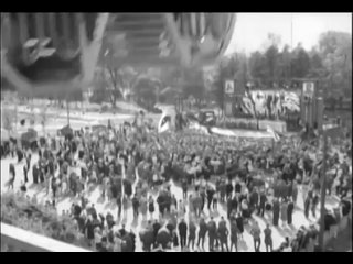 Москвичи отдыхают в Парке Горького, 1947 год (видео)