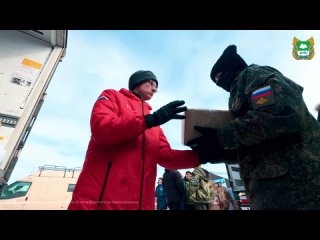 Три фуры с гуманитарным грузом Курганская область отправила для участников спецоперации, Курской области и новых... (видео)