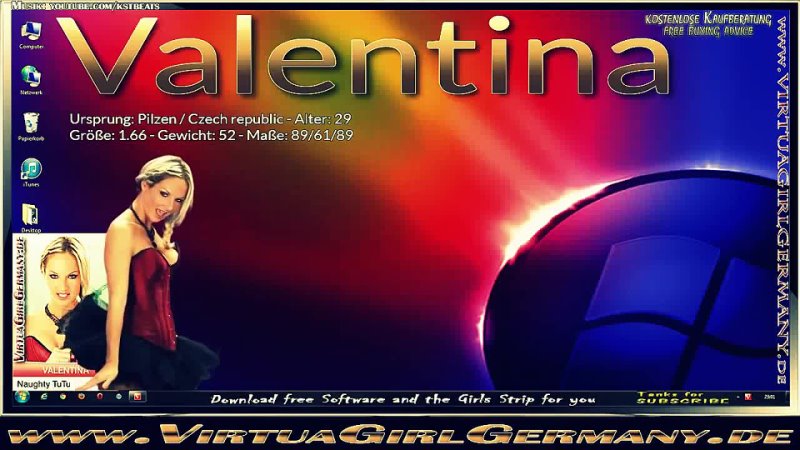 Valentina Naughty TuTu 1195 Sexy Virtua Girl HD Germany VGHD Desktop 