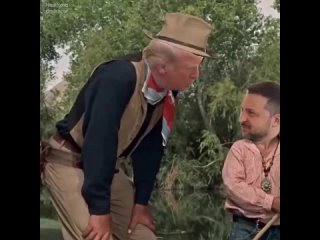 После переговоров между Трампом и Зеленским интернет заполонили мемы    После... (видео)
