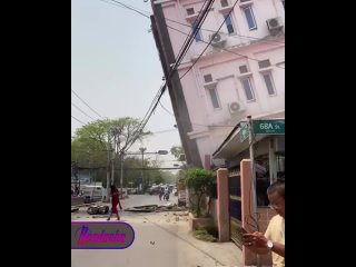 Эпицентр землетрясения в юго-восточной Азии пришелся на Мьянму — там значительные повреждения    Сегодня туристы в... (видео)