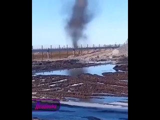 «Иии пошла, пошла, пошла» — в Тюменской области на газовом месторождении и огонь, и вода, и смерч    На газовом... (видео)