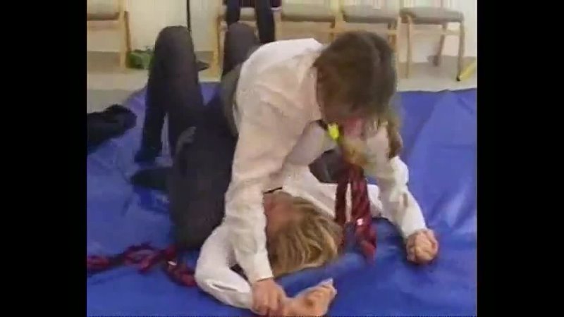 School girls pin wrestling fourth