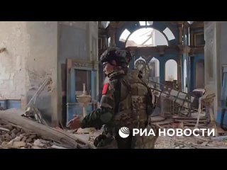 Украинские нацисты надругались над иконой в Курской области    Во время украинской оккупации села Махновка Суджанского... (видео)