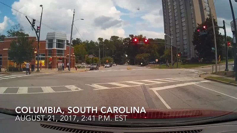 Driving in a TOTAL Solar Eclipse