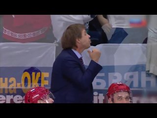 Знарок грозит шведскому тренеру на чемпионате мира по хоккею