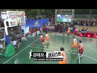 [РУСС.САБ] 131208 Let's Go! Dream Team: Basketball Special (EXO Kris & Tao)
