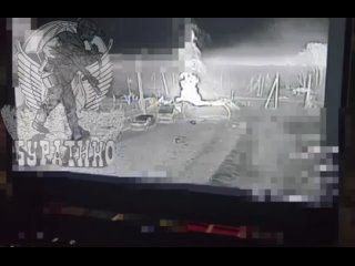 🔥 Уничтожение колонны оккупантов в Судже    Горящая колонна украинских оккупантов в Судже Курской области    Нанесение... (видео)