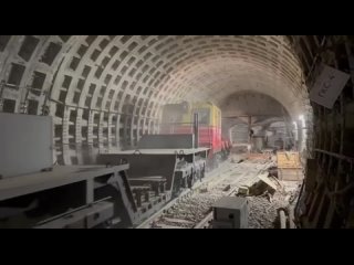 🚂 По новой Красносельско-Калининской линии прошел первый состав  Технический поезд из нескольких мотовозов и платформ... (видео)