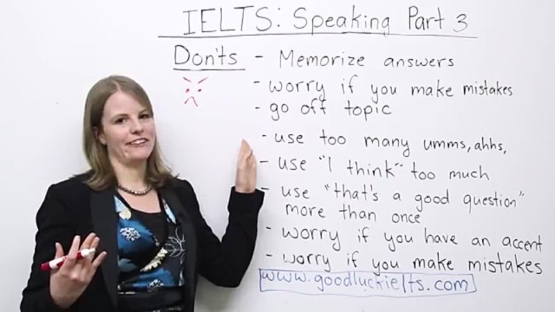 IELTS Speaking, Task 3