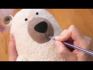 Мишка Кудряш. Шьем мишку плюшевого. Как сшить игрушку плюшевого. Как сшить медведя. Шьем медведя.