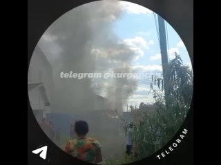 В Северном горит дом (видео)