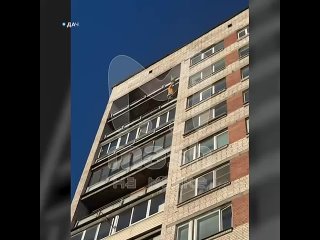 6-летний ребёнок гулял по карнизу 12-го этажа  Сегодня утром петербуржцы наблюдали спасение маленького непоседы,... (видео)