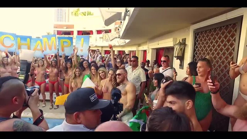 Conor Mc Gregor hosts pool party at Encore Beach Club after UFC 202 Victory, The Mac