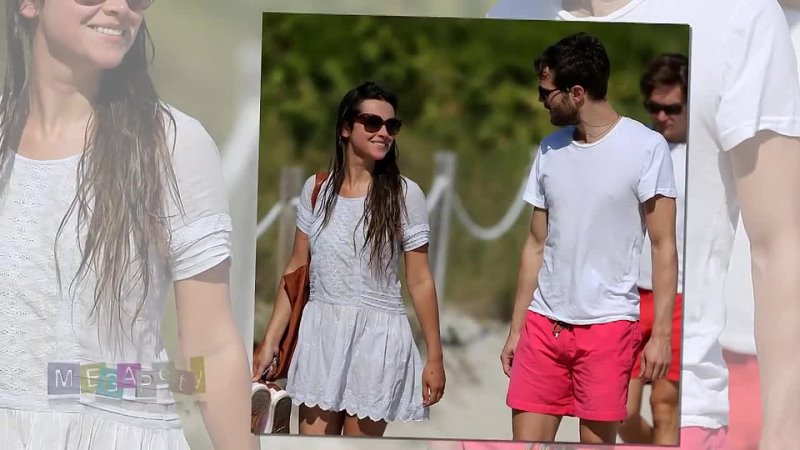 Amelia Warner bikini candids with Jamie Dornan loving at the beach in Miami