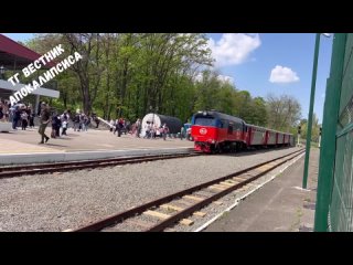❤ Поезд тронулся. В Донецке после капремонта открылась детская железная дорога     Долгожданный запуск детской железной... (видео)