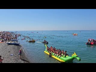 Погода на море сегодня.  Ясно и солнечно, температура воздуха днем до 27 градусов в тени, температура воды 26,7... (видео)