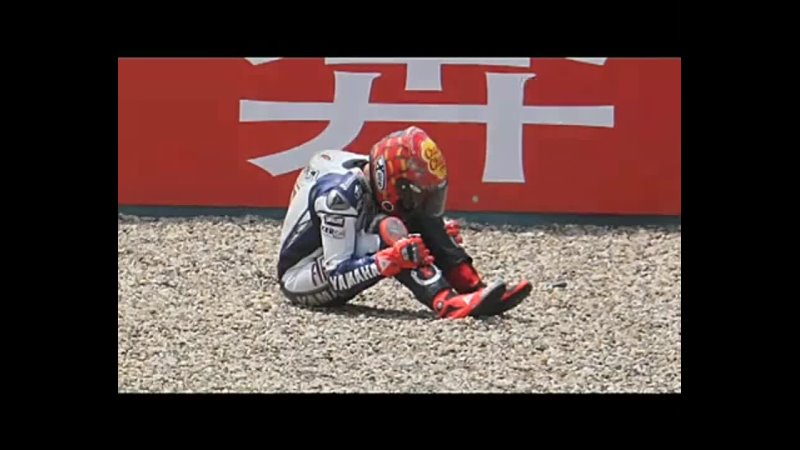 Lorenzo crash stills