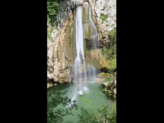 Верхний Агурский водопад (видео)