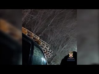 В Омске парень после застолья прихватил с собой подругу и умчал на железном коне, но уехать далеко не смог — и выдал... (видео)