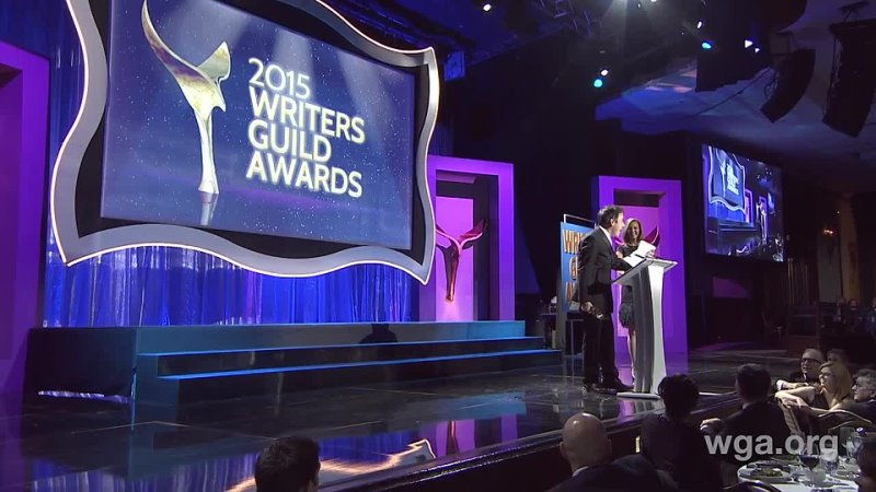 Host Lisa Kudrow ( Friends, The Comeback) opens the 2015 Writers Guild
