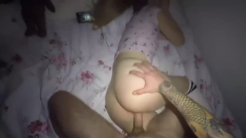 Climbed into the little sister at night and fucked her while she was sleeping sweetly