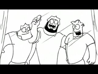 Three Russian Bogaturs and 8 March (animation)