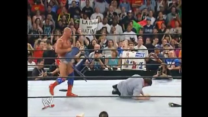 SummerSlam 2003 - WWE Championship - Brock Lesnar vs Kurt Angle
