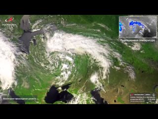Тропический дождь в Москве был зафиксирован с космоса.  «Сегодняшний день стал самым дождливым 21 июля за последние 146... (видео)