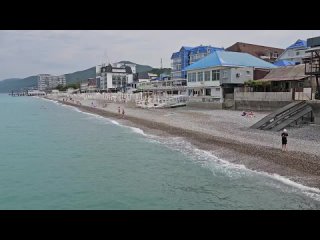 Погода на море сегодня.  Переменная облачность, температура воздуха днем до 23 градусов в тени, ночью до 19, ... (видео)