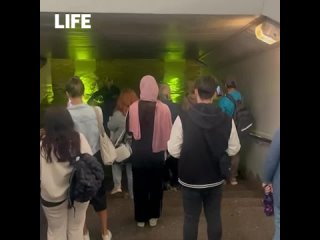 Тоннель на станции «Павшино» МЦД-2 в Подмосковье затопило после ливня, проход временно закрыт, сообщили в МЖД.... (видео)