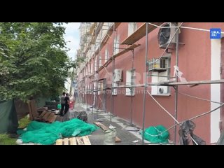 В Кургане установлена причина обрушения строительных лесов    Расследование показало, что авария у гостиницы «Москва»... (видео)