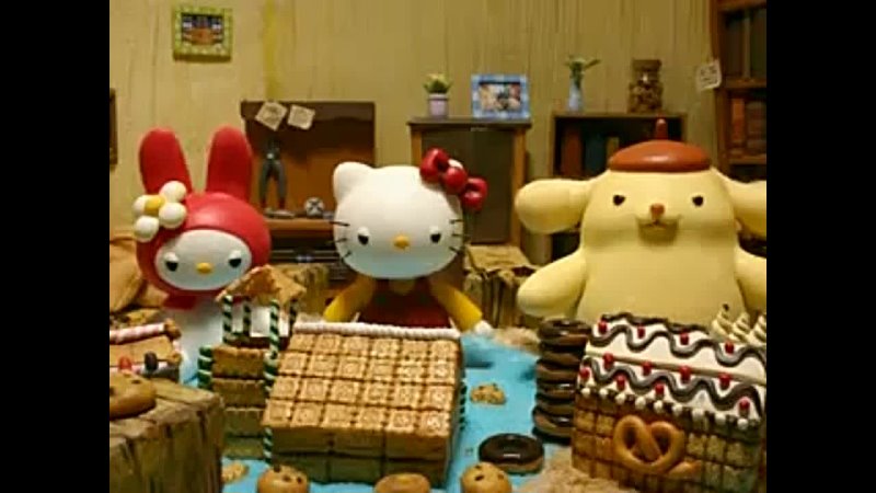 Hello Kitty Пластилиновая деревушка