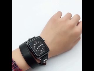 Ремешок из натуральной кожи для часов apple watch 4 ремешка series 1 2 3 iwatch herme браслет 38 44