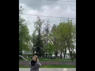 Во время генеральной репетиции воздушной части парада Победы нижегородцы заметили ИЛ-76 над Волгой    В Нижнем... (видео)