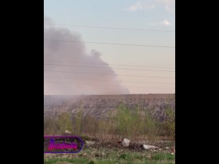 В Подмосковье горит крупнейшая свалка бытовых отходов    Очевидцы публикуют кадры — с места ЧП на полигоне «Тимохово»... (видео)