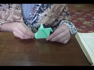 Мастер-класс #оригами #птичка