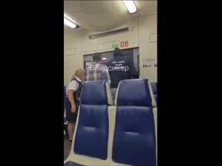«Рот твой рвать буду!»    В Москве мужик решил показать, кто в вагоне главный, и начал оскорблять кондукторов и... (видео)