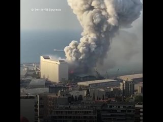 Видео страшного взрыва в Бейруте_ кадры как из фильма-катастрофы