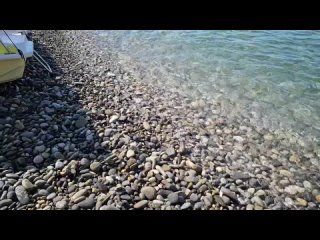 Погода на море сегодня.  Ясно и солнечно, температура воздуха днем до 28 градусов в тени, температура воды 26,1... (видео)