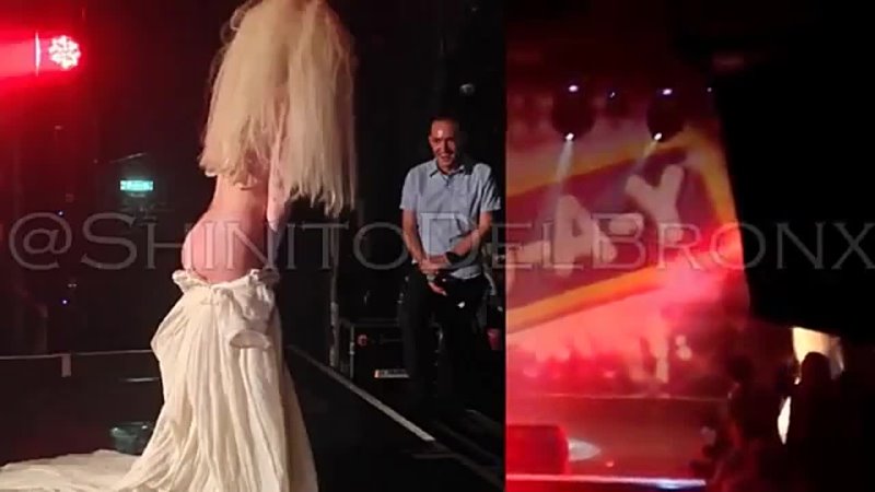 Lady Gaga Strips Naked On Stage @ Gay Club London2013