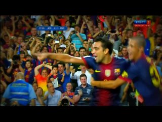 Хави (“Барселона“) - гол “Реалу“ (Суперкубок Испании 2012)